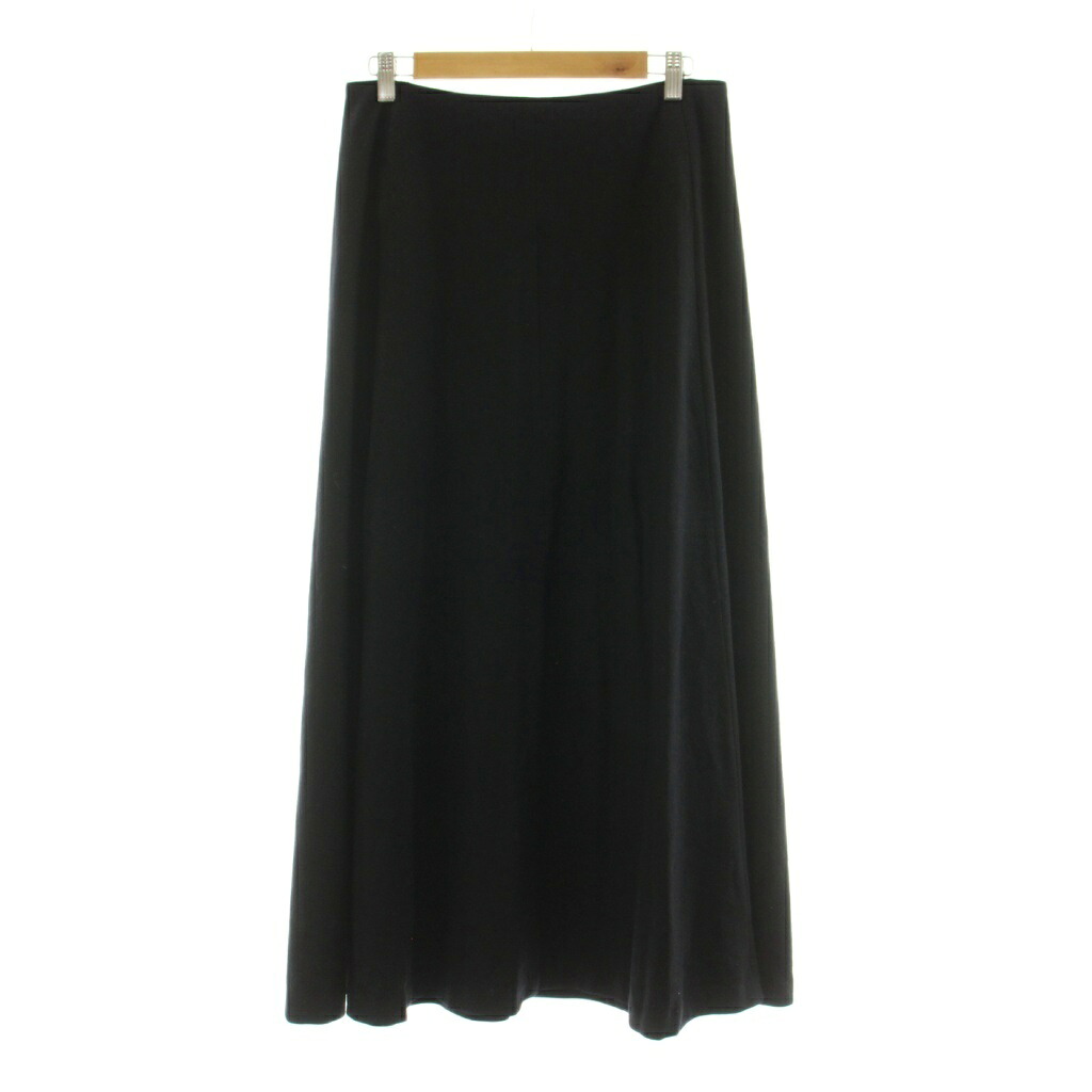 【中古】Lisiere L\u0027Appartement リジェール アパルトモン 24AW WOOL FLARE SKIRT 太陽面爆発スコート ロング マキシ 羊毛 38 黒 黒いこと 24060560513030 /KU レディース 【ベクター 古着】 260518