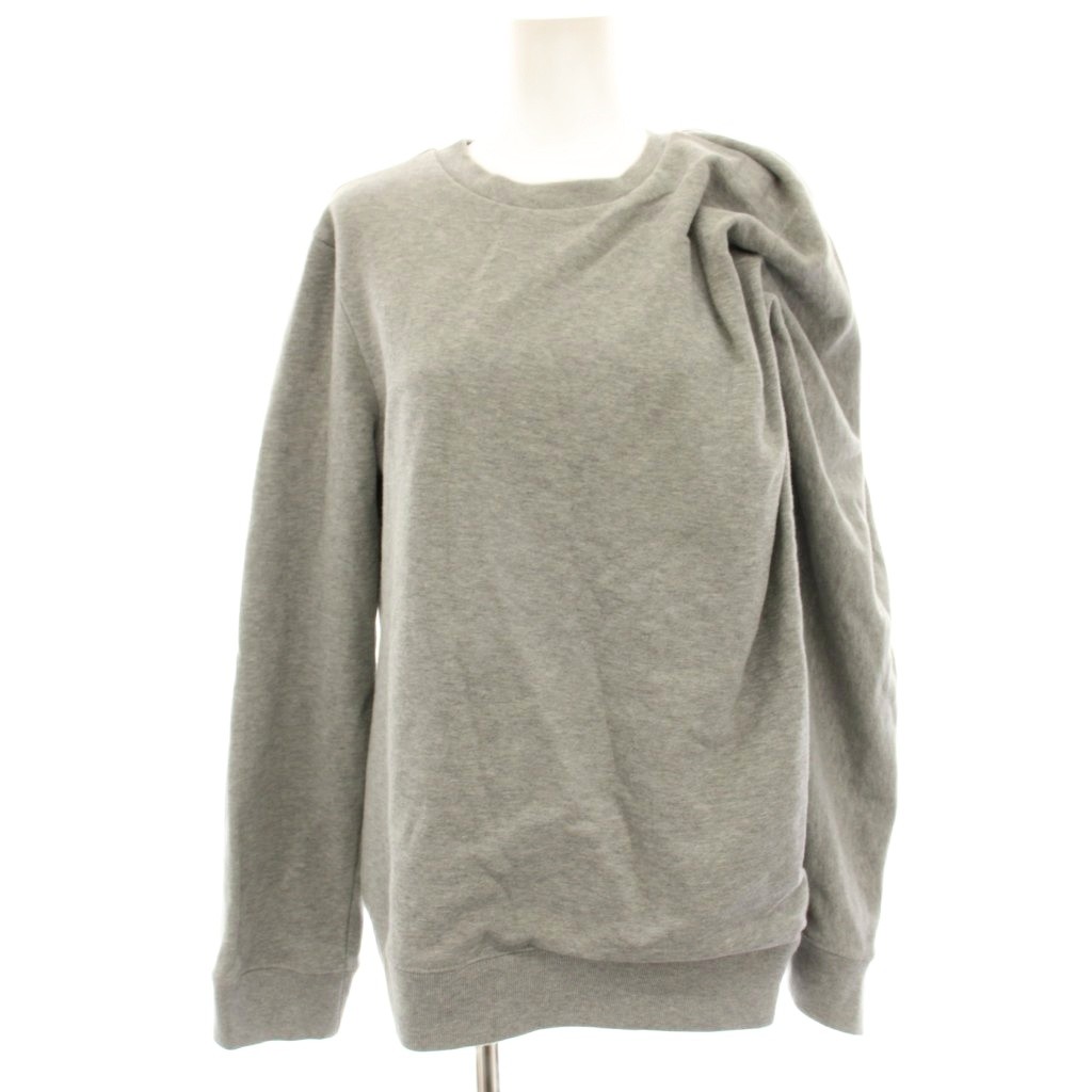 【中古】ドリスヴァンノッテン DRIES VAN NOTEN 汗水 調教師 非相称 ギャザースコート 長袖 S 薄墨色 /HN レディース 【ベクター 古着】 260520