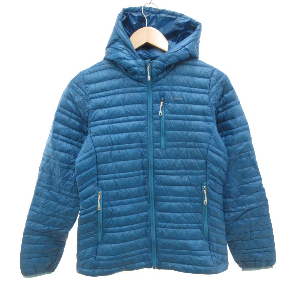 【中古】パタゴニア Patagonia ダウンジャケット ブルゾン XS フード 青 ブルー /JS ■GY06 レディース 【ベクトル 古着】 260303|ブランド古着ベクトルプレミアム店