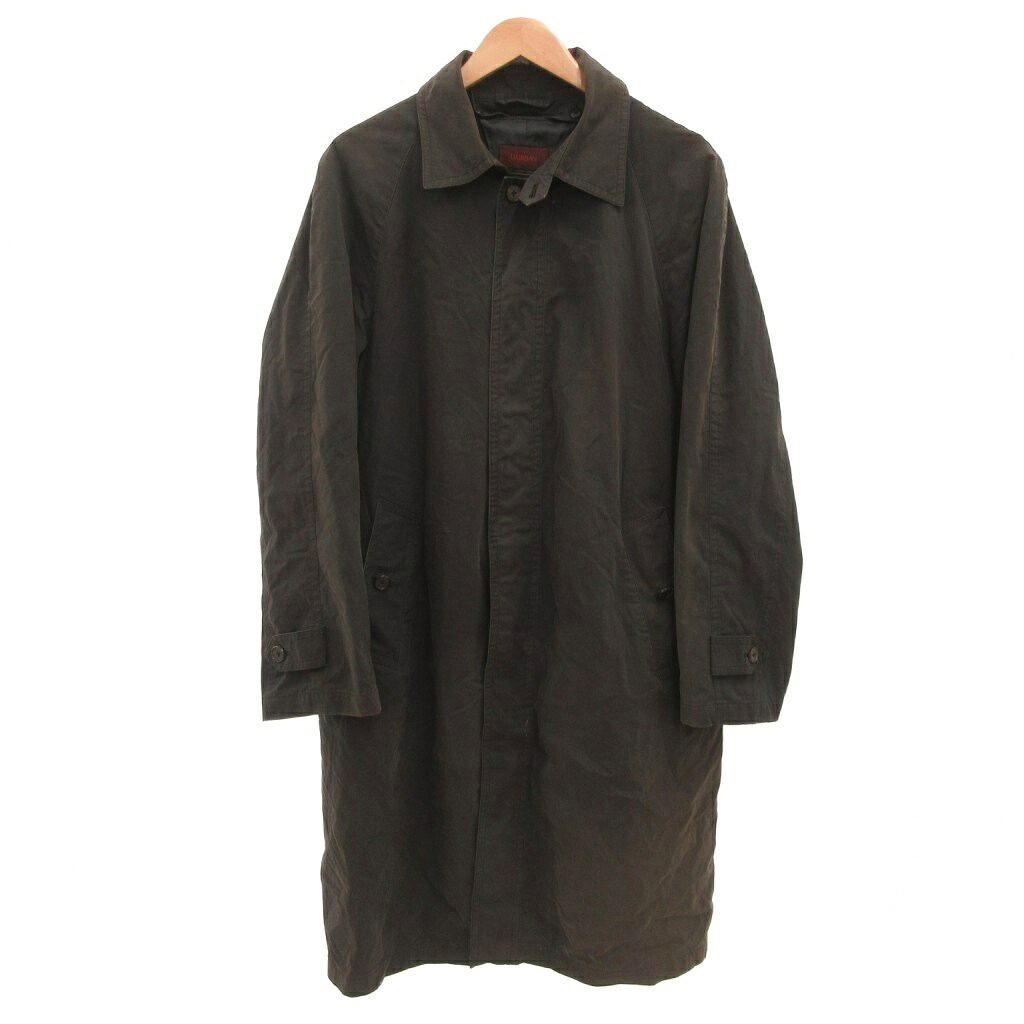 【中古】ダーバン DURBAN ステンカラーコート ロング ライナー L グレー /JS ■GY06 メンズ 【ベクトル 古着】 260216