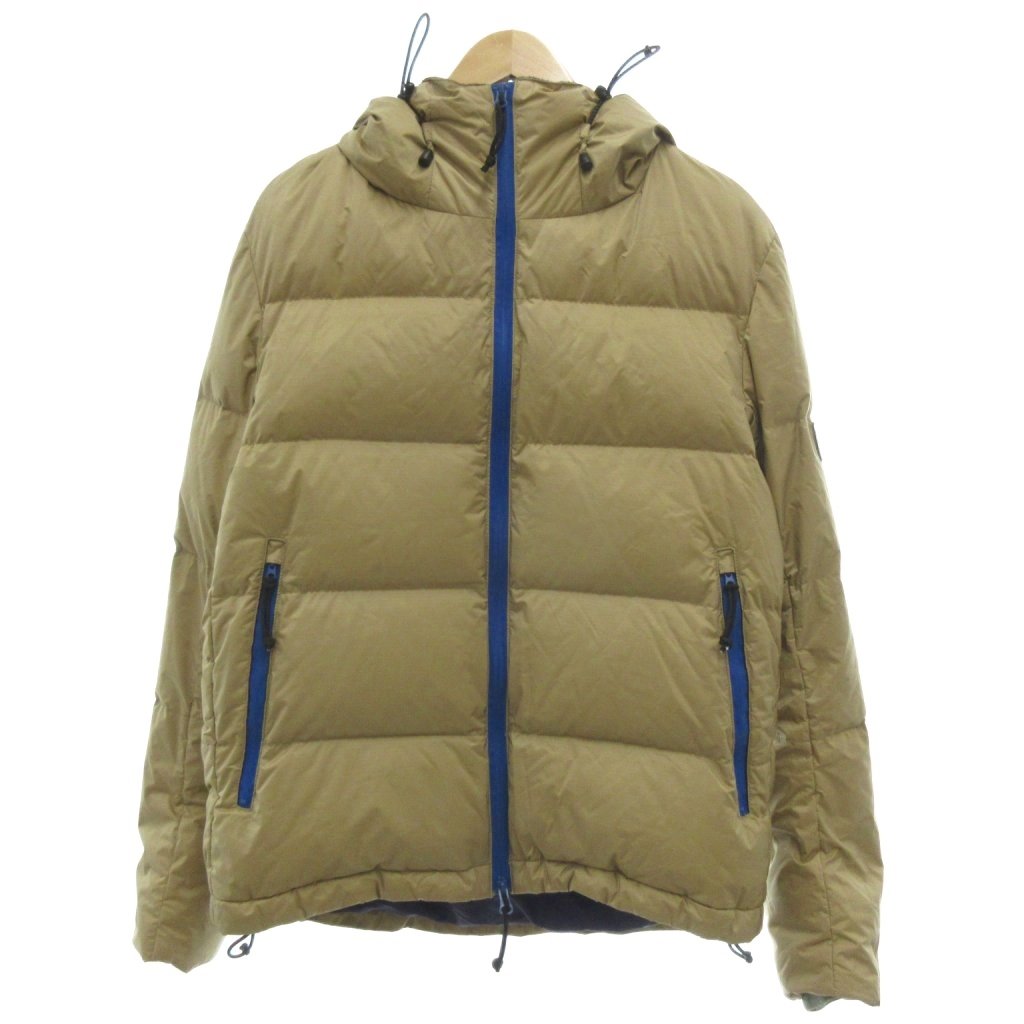 【中古】ナンガ NANGA KRIFF MAYER クリフメイヤー レトロ ダウンジャケット ナイロン L キャメル系 /UO メンズ 【ベクトル 古着】 260225