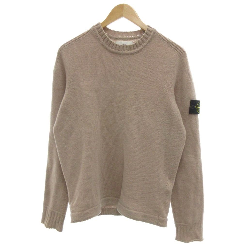【中古】ストーンアイランド STONE ISLAND ニット セーター クルーネック S ピンク系 /UO メンズ 【ベクトル 古着】 260225