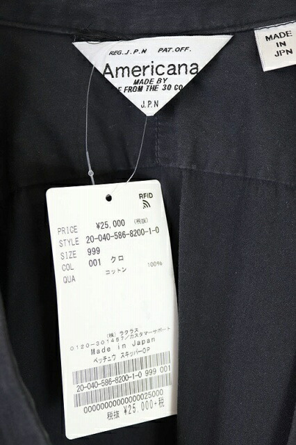 中古 アメリカーナ Americana ss Ap Studio別注 船君 一休意 プルオーバー 長袖 ロング ロゴエンブロイダリー 999 溢者 Os レディース ベクター 古着 中古 アメリカーナ Americana ss Ap Studio別注 スキッパー ワンピース シャツ 長袖 ロング ロゴ刺繍