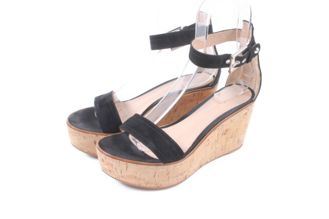 Gianvito Rossi☆スエードウェッジサンダル 2色 Gianvito Rossi - 良品◎ジャンヴィトロッシ サンダル ウェッジ