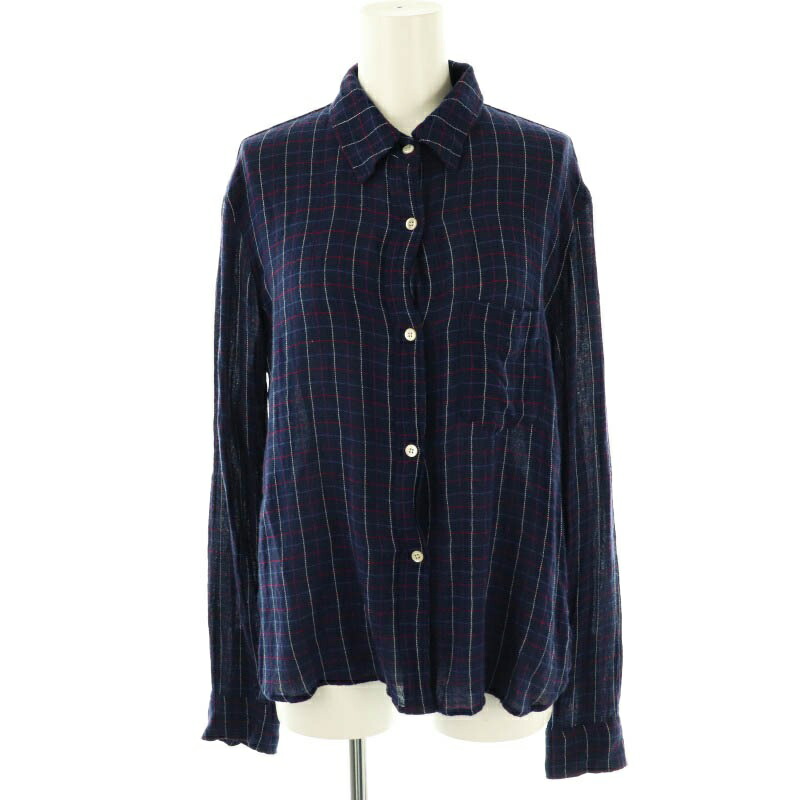 美品イザベルマランエトワール　ブラウス緑　サイズ36 スキッパー　麻 ISABEL MARANT ETOILE イザベルマランエトワール レディース