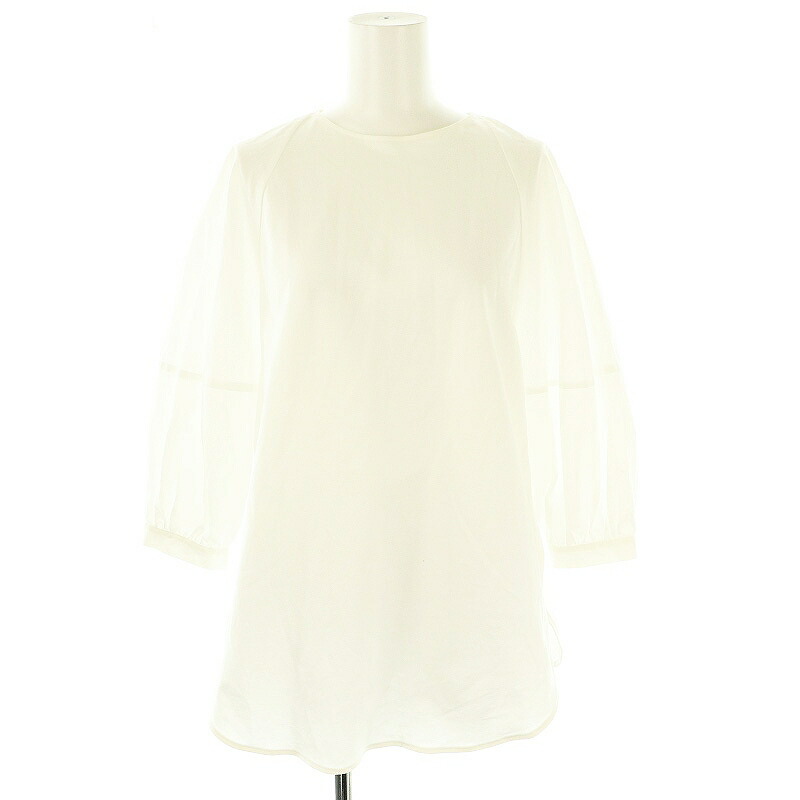 新品未使用】Theory LUXE Elida ホワイト 40 長袖 ブラウス Theory