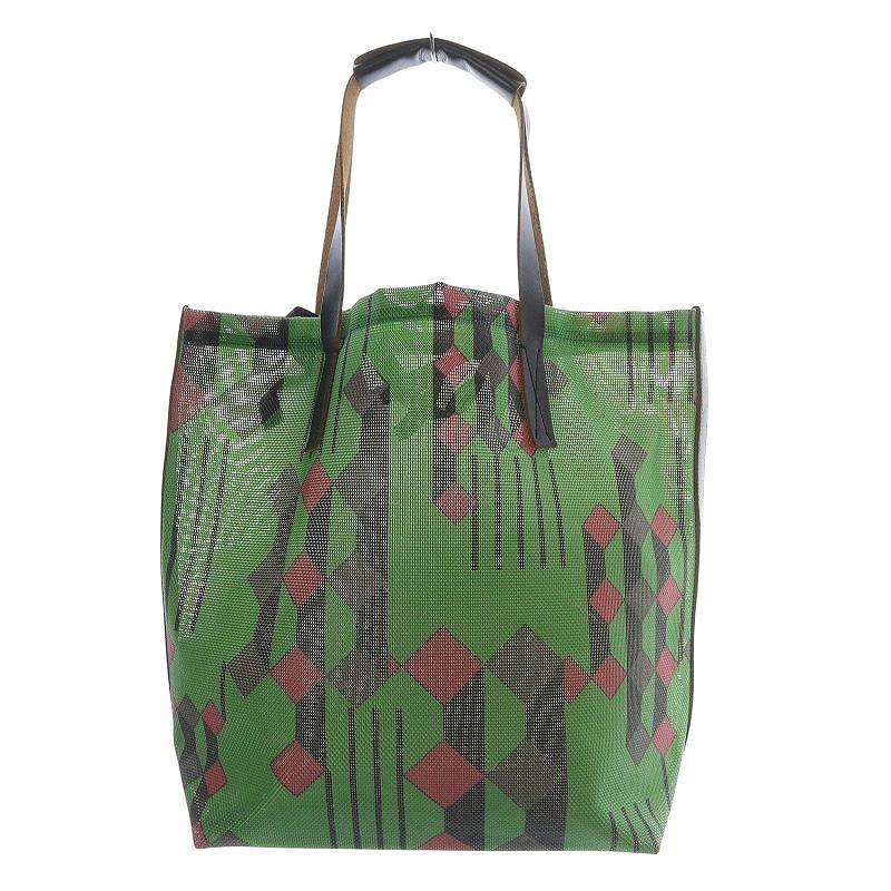 MARNI マルニ トートバッグ レザー　ダウン　コンビ MARNI マルニ トートバッグ レザー ダウン コンビ