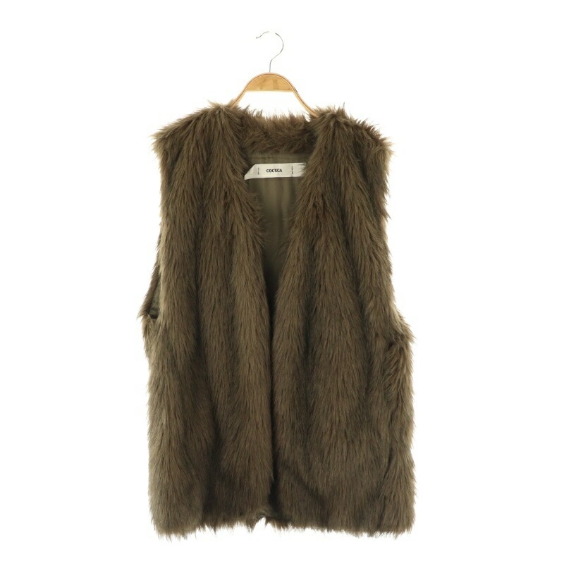 楽天市場】フミカウチダ FUMIKA UCHIDA ウールニットフリルベスト 36