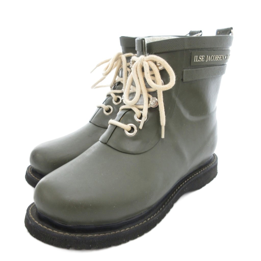 35 未使用 イルセヤコブセン デンマーク レインブーツ 裏起毛 レインシューズ 35 未使用 イルセヤコブセン デンマーク レインブーツ 裏起毛 レイン