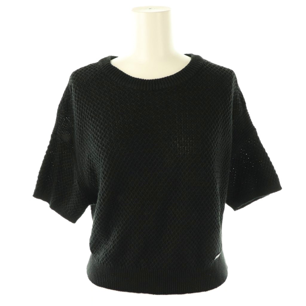 【未使用級】FOXEY 夏秋に◎半袖ニットトップス カットソー フォクシー 楽天市場】【フォクシー】Foxey 襟付き 半袖 ニット トップス 36845