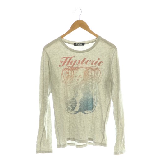 良好✨HYSTERIC GLAMOUR グレートアウトドアロンT 白M 良好✨HYSTERIC