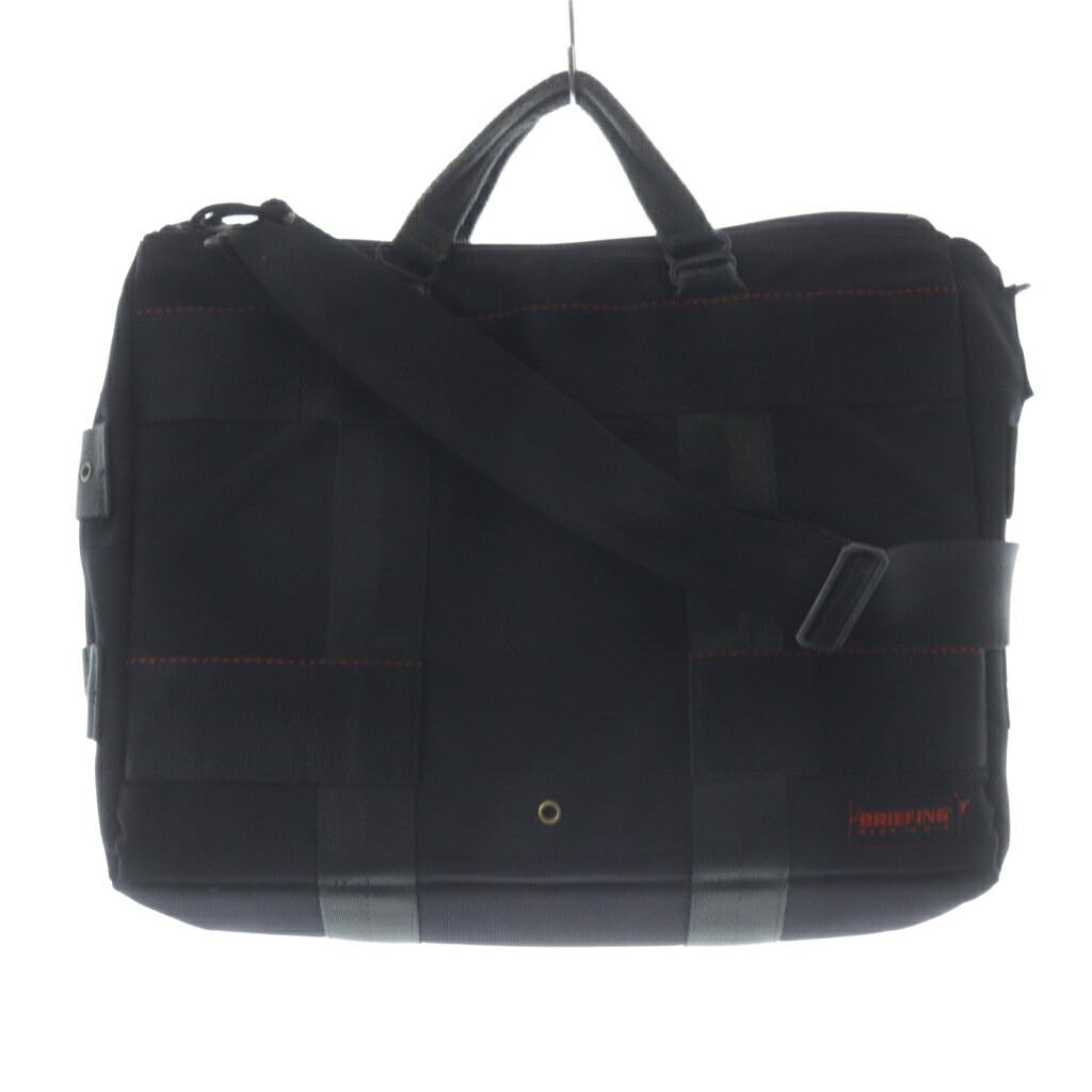 【中古】ブリーフィング BRIEFING 2way ビジネスバッグ ショルダーバッグ ハンドバッグ ロゴ 黒 ブラック /SR ■AD メンズ 【ベクトル 古着】 251009