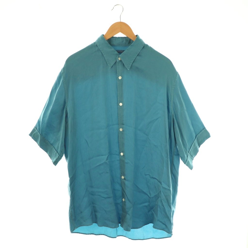 【中古】セモー semoh Plant Dyed S/S Shirt シャツ 半袖 3 ライトブルー /DF ■OS ■AD メンズ 【ベクトル 古着】 251029