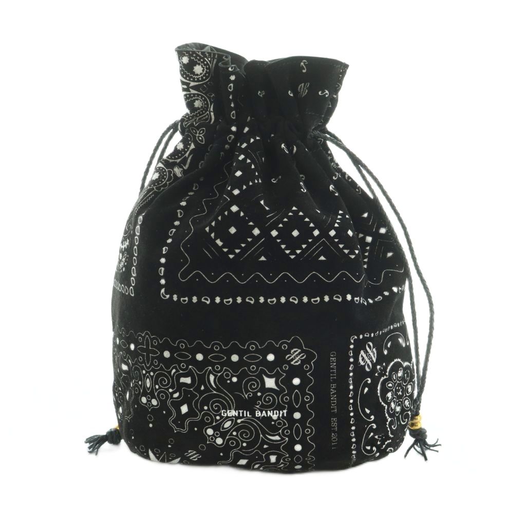 楽天市場】Khadi and Co ベロア 巾着 刺繍 巾着バッグ ブラウン