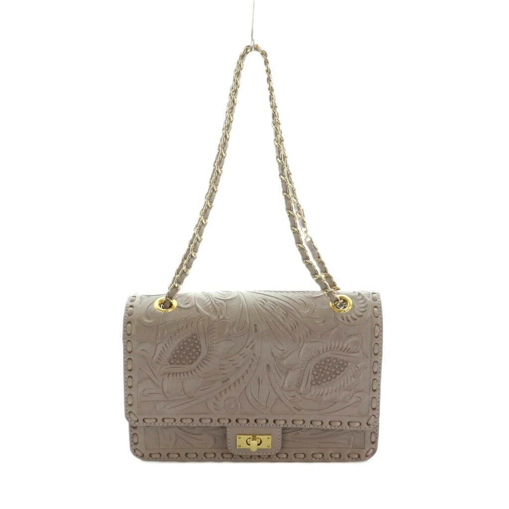 【中古】カービングトライブス Carving Tribes CarvingChainBAG チェーンバッグ ハンドバッグ フラップ ターンロック ライトパープル 紫 /MI ■OS レディース 【ベクトル 古着】 251104｜ブランド古着ベクトルプレミアム店 10,564円