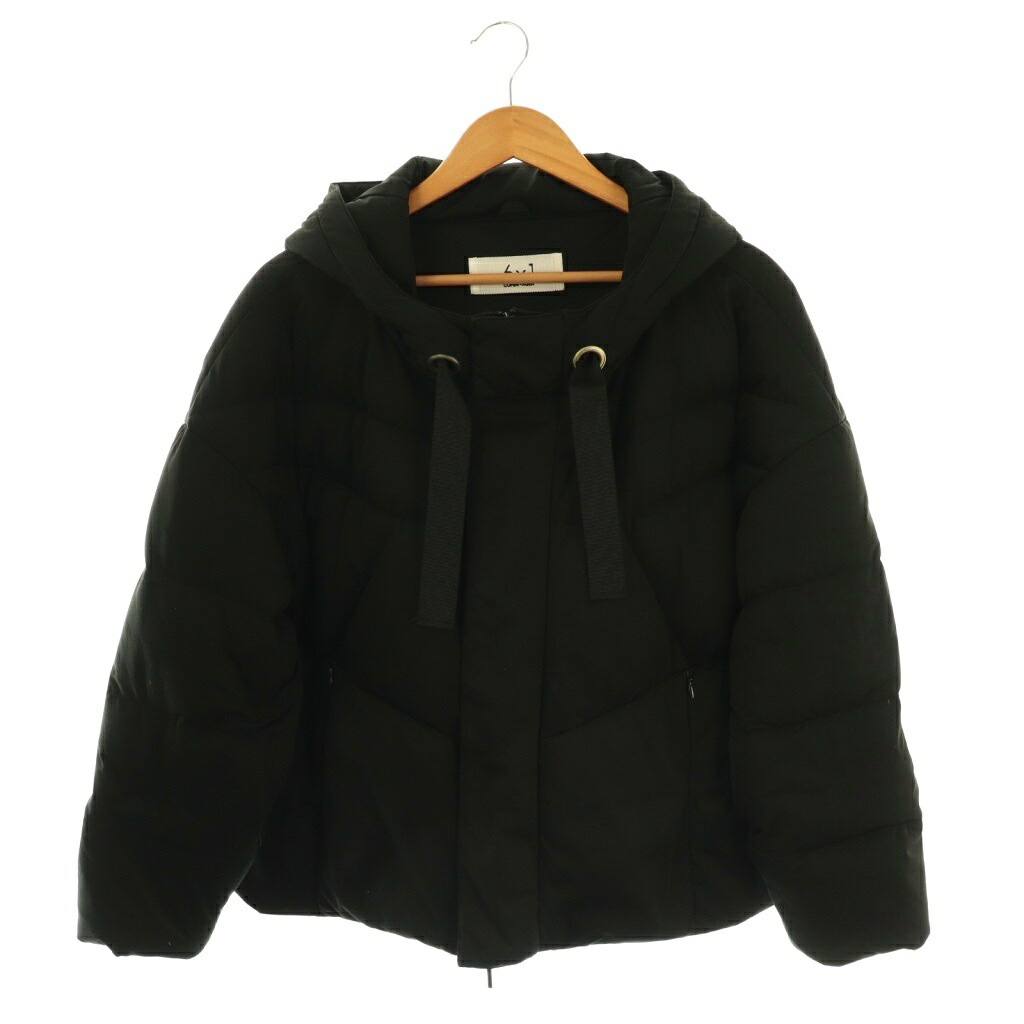 【中古】シックスバイワンコペンハーゲン 6&times;1COPENHAGEN COCOON DOWN JACKET ダウンジャケット アウター ジップアップ 1 ブラック /DO ■OS レディース 【ベクトル 古着】 251106｜ブランド古着ベクトルプレミアム店