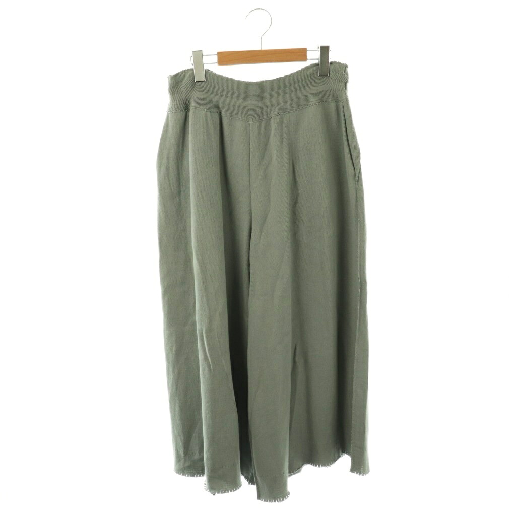 【中古】エイポックエイブルイッセイミヤケ A-POC ABLE ISSEY MIYAKE TYPE-A 003ワイドパンツ ニット 2 グレー AT43KF401 /HK ■OS ■SH レディース 【ベクトル 古着】 251110