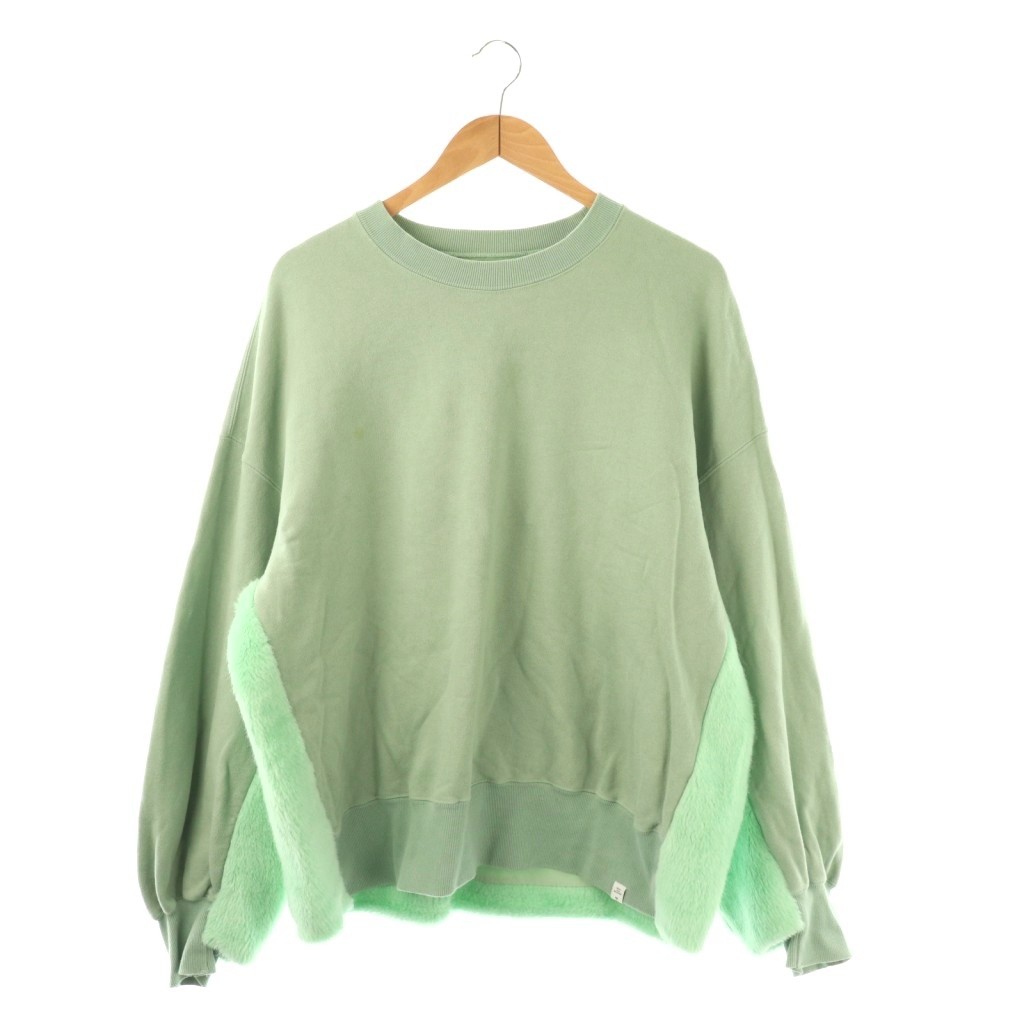【中古】ファセッタズム FACETASM CSW-SW-M04FAUX FUR SWEAT スウェットトップス トレーナー フェイクファー 5 スモークグリーン ミント /ES ■OS ■SH メンズ 【ベクトル 古着】 251114
