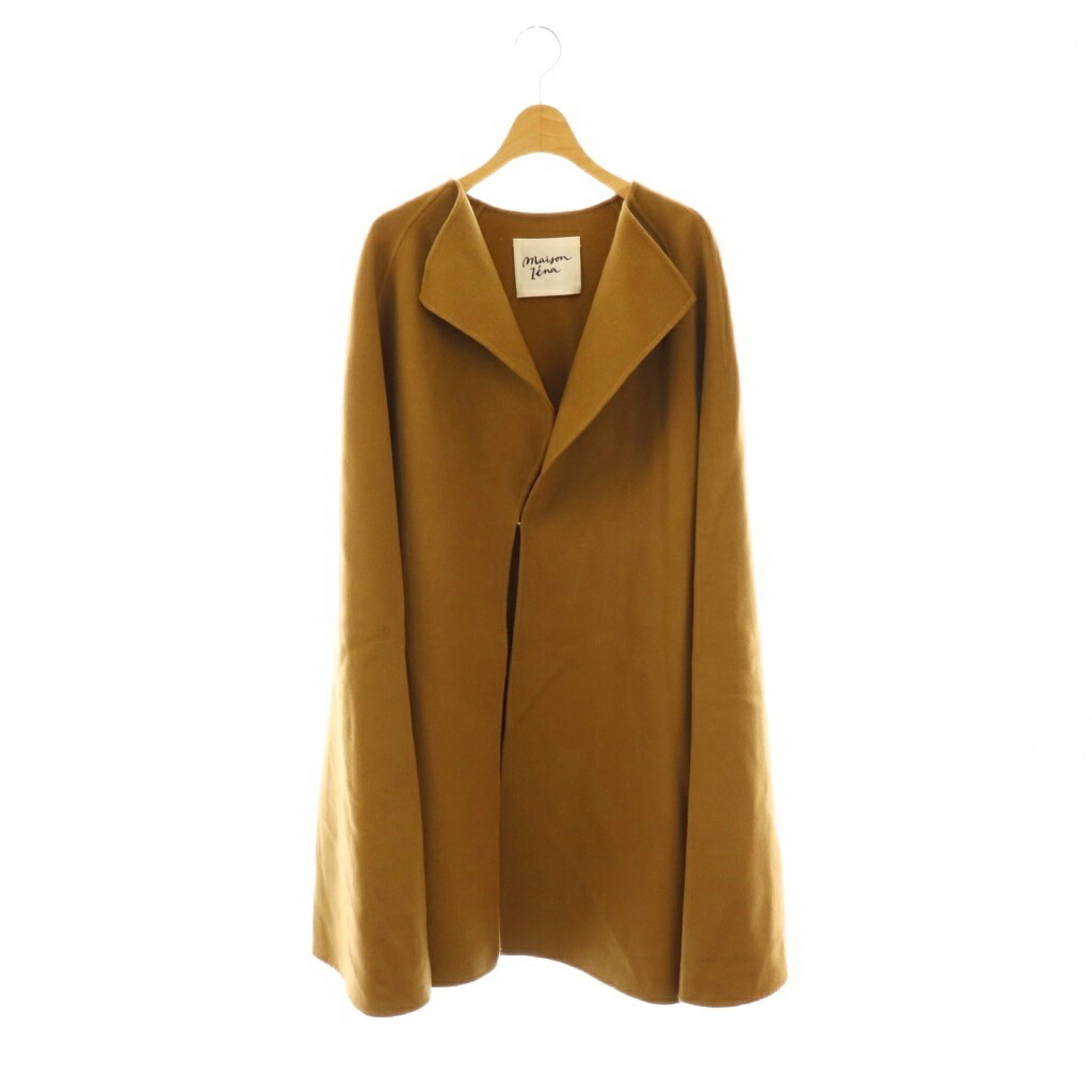 【中古】メゾンイエナ Maison IENA リバーケープコート ポンチョ キャメル /DF ■OS レディース 【ベクトル 古着】 251114