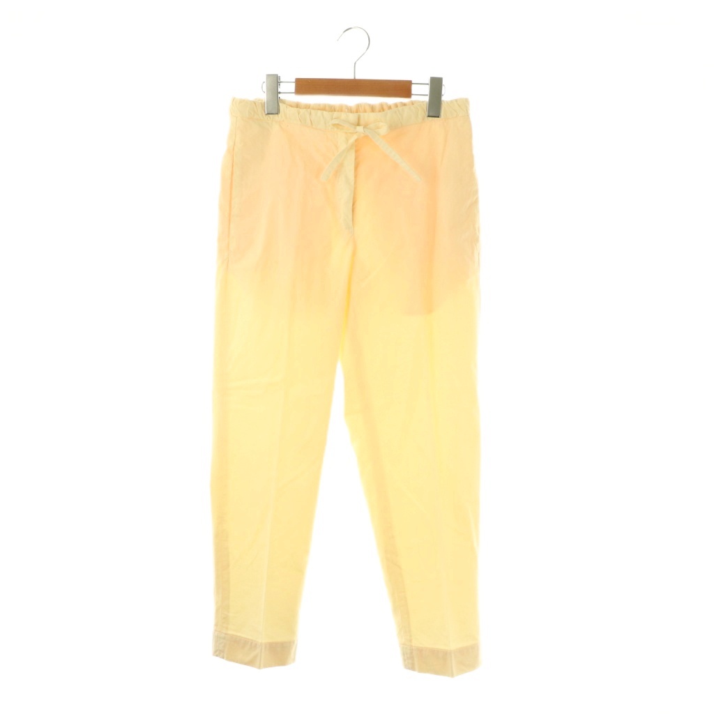 【中古】ジルサンダープラス JIL SANDER＋ コットンドローストリング テーパードパンツ 30 クリームイエロー /CX ■OS ■SH レディース 【ベクトル 古着】 251201 9,044円