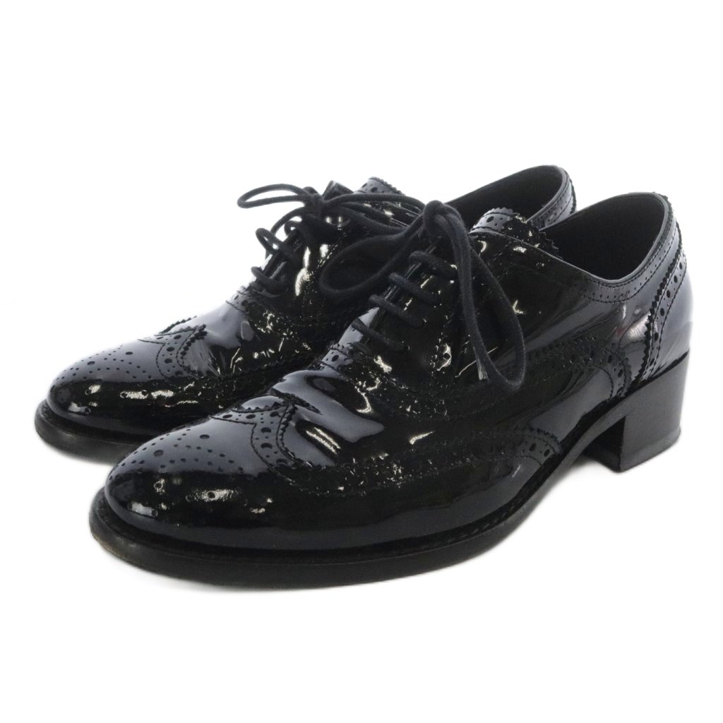 ◇Pertini ペルティニ シューズ サイズ36(23cm相当)◇black/黒