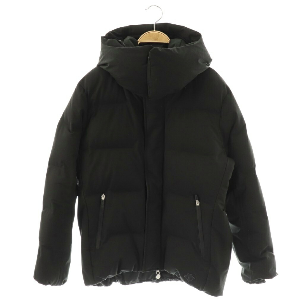 【中古】デサント DESCENTE 水沢ダウン BIGショートジャケット ジップアップ M ブラック /HK ■OS レディース 【ベクトル 古着】 251204|ブランド古着ベクトルプレミアム店
