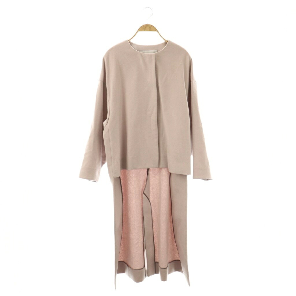 【中古】アドーア ADORE ライトカシミヤコートアウター 36 スモークピンク 否色合い /CX ■os レディース 【ベクター 古着】 251205 コート・ジャケット-レディースファッション