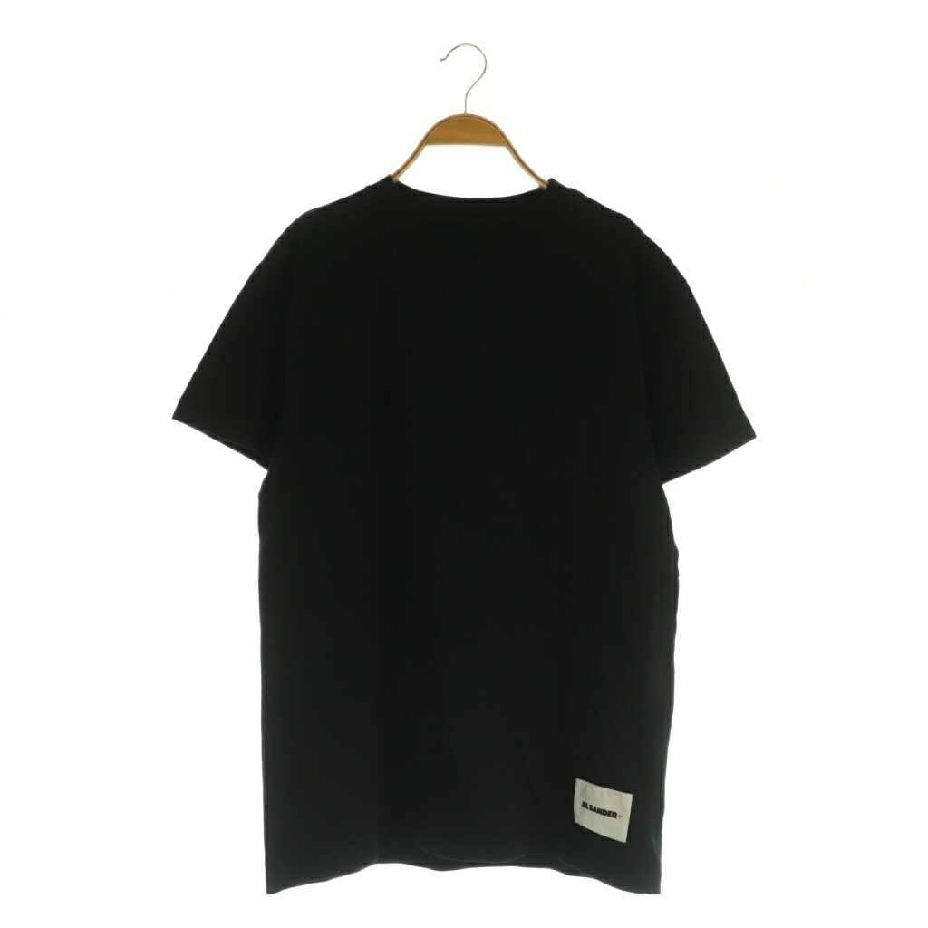【中古】ジルサンダープラス JIL SANDER＋ 23SS 半袖Tシャツ クルーネック コットン M ブラック /MY ■OS メンズ 【ベクトル 古着】 251220