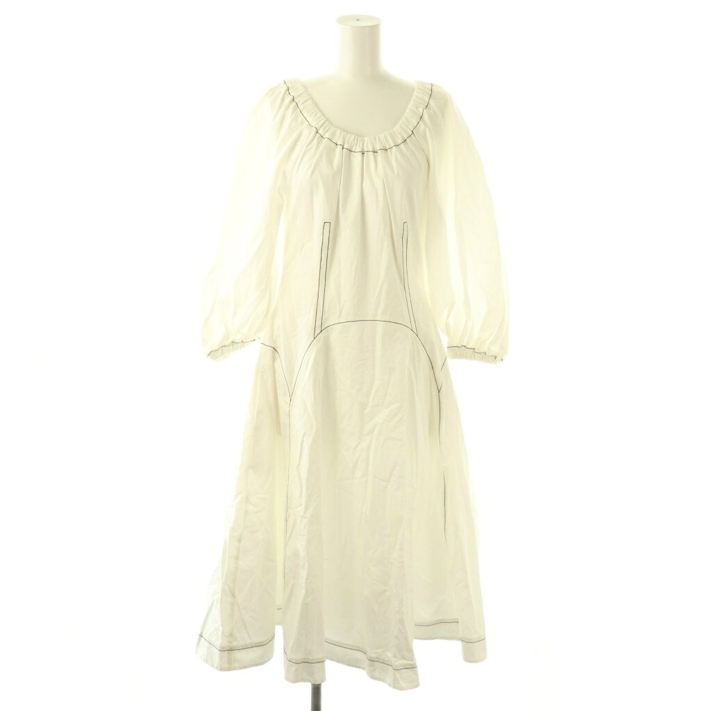 【中古】未使用品 レジーナピョウ Rejina Pyo Mika Dress ワンピース ロング 8 ホワイト /HK ■OS レディース 【ベクトル 古着】 251222