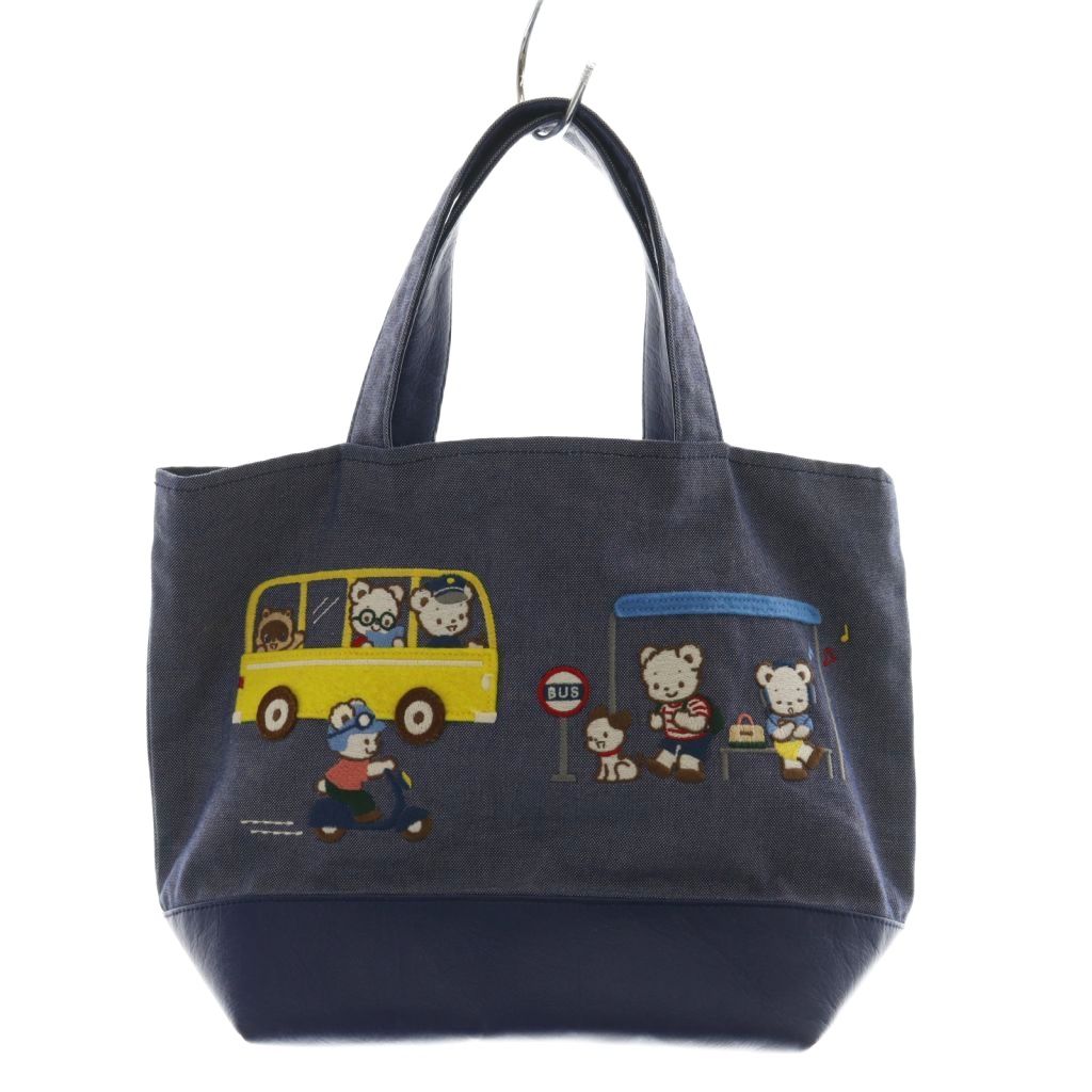 楽天市場】【中古】familiar(ファミリア) トートバッグ クマ/ミニ