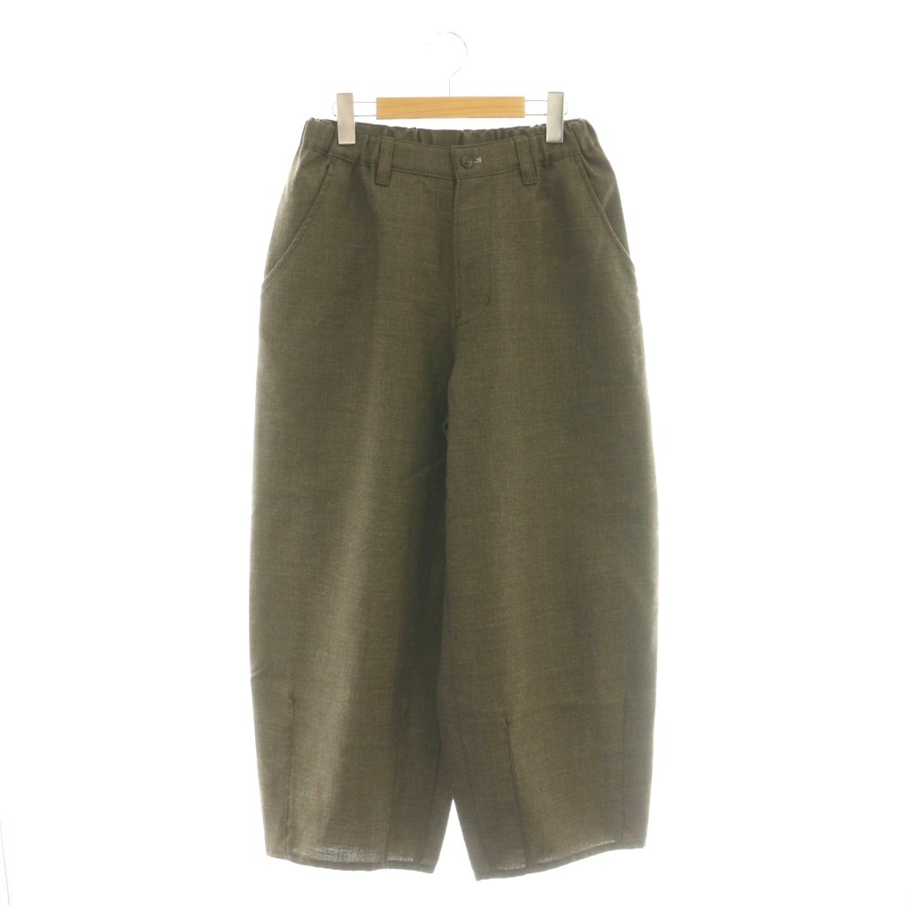【中古】未使用品 ヴラス ブラム Vlas Blomme ダーツパンツ ワイドパンツ F ブラウン /DF ■OS ■SH レディース 【ベクトル 古着】 251224