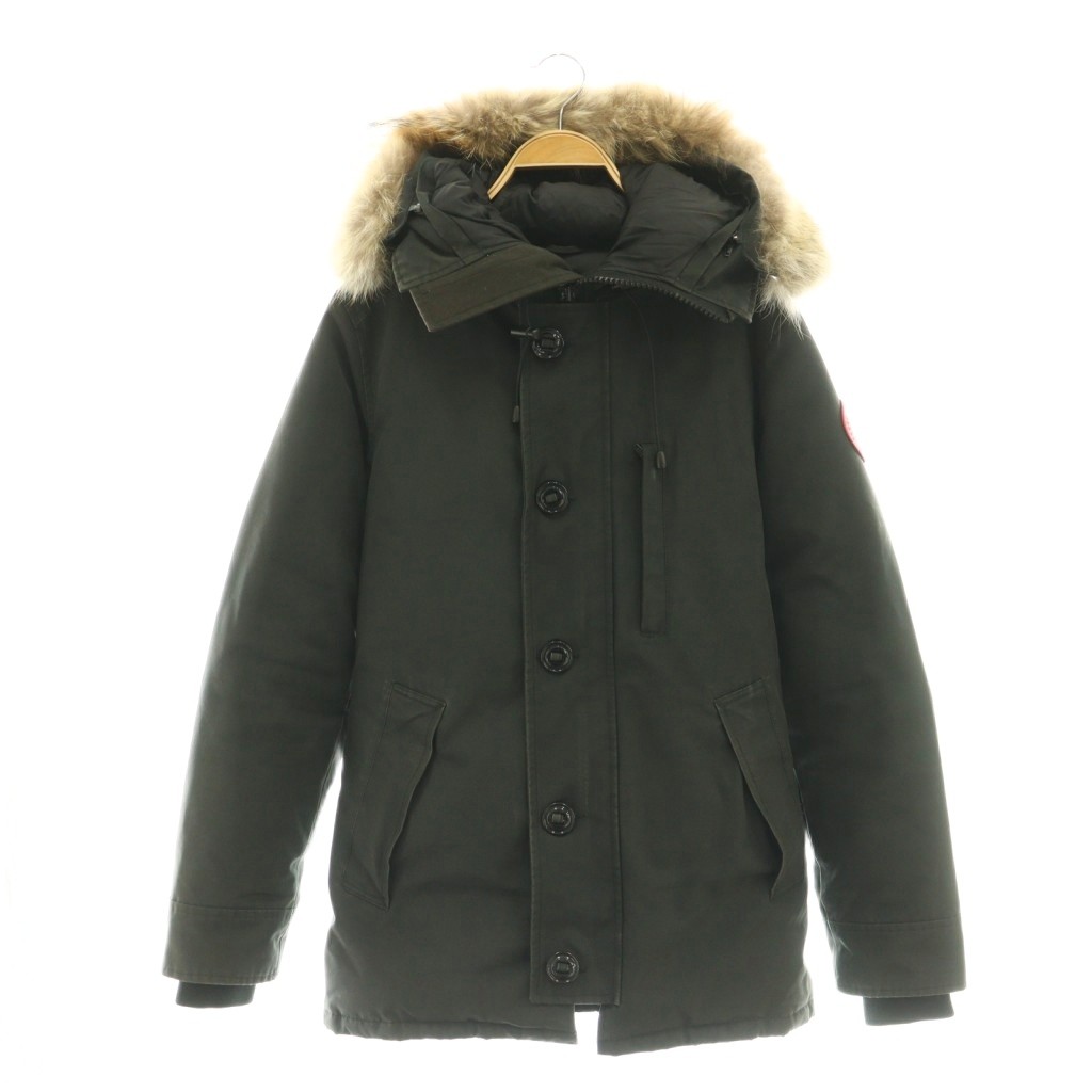 【中古】カナダグース CANADA GOOSE CHATEAU PARKA 厚地の外套 落ちこむ アウター コヨテ S 米国海軍 3426MA /CX■os メンズ 【ベクター 古着】 260113