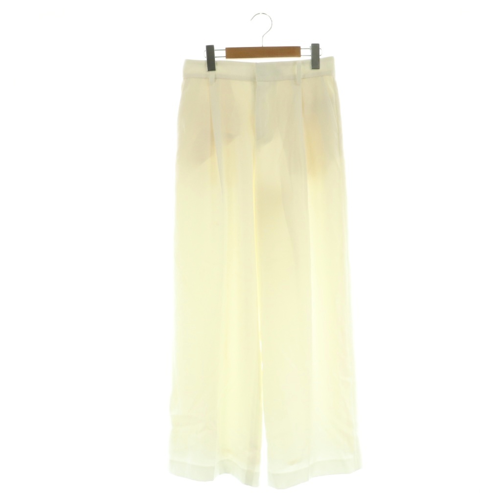 【中古】ドゥーズィエムクラス DEUXIEME CLASSE エブリデイアイライク EVERYDAY I LIKE 25SS Blanc Tuck Pants パンツ ワイド タック 36 ホワイト /HK ■OS レディース 【ベクトル 古着】 260106 11,289円