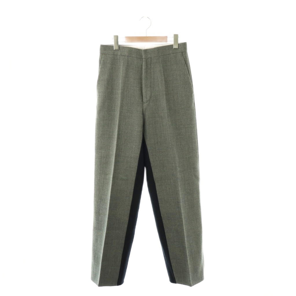 【中古】ドゥロワー Drawer RESORT1 ウールヘリンボーンケヌキパンツ 38 グレー ネイビー /DO ■OS レディース 【ベクトル 古着】 260109