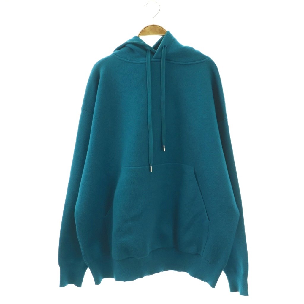 【中古】キャバン CABaN コットンカシミヤ パーカー 長袖 プルオーバー L ライトブルー /NR ■OS ■SH レディース 【ベクトル 古着】 260114