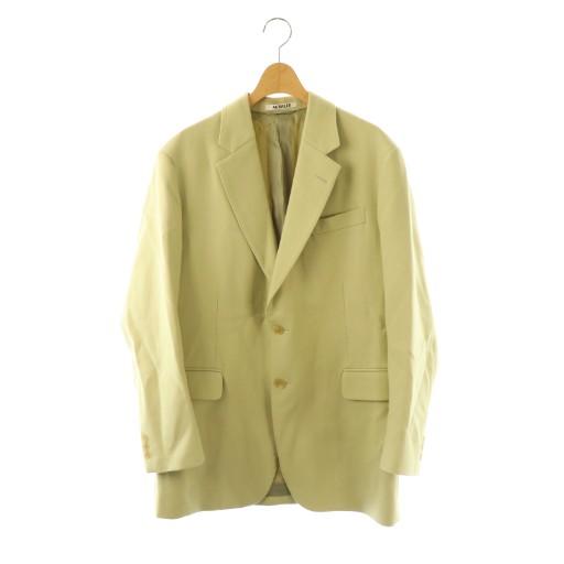 【中古】オーラリー AURALEE 24AW LIGHT MELTON JACKET ジャケット テーラード 0 ライムグリーン A24AJ04LM /CX ■OS メンズ 【ベクトル 古着】 260119
