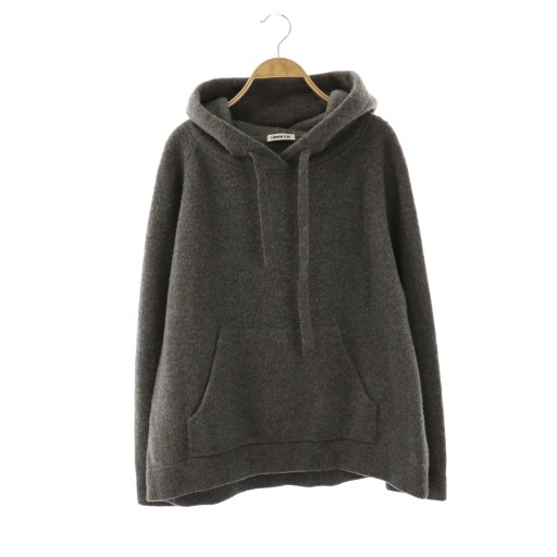 【中古】ドゥーズィエムクラス DEUXIEME CLASSE エブリデイアイライク EVERYDAY I LIKE 23AW Knitted フーディーニット セーター ウール グレー /DO ■OS レディース 【ベクトル 古着】 260113