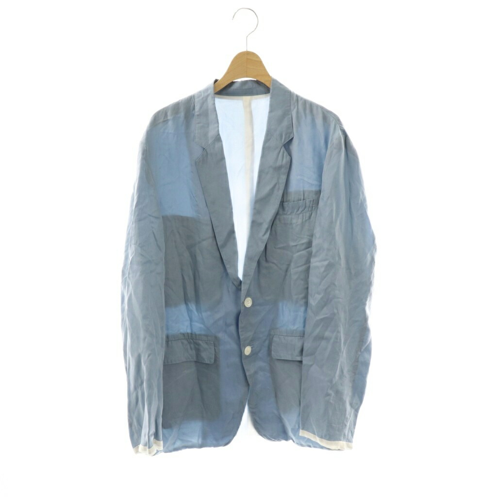 【中古】ネーム Name. CUPRA TAILORED JKT テーラードジャケット ビッグシルエット 0 スモークブルー /ES ■OS ■SH メンズ 【ベクトル 古着】 260115