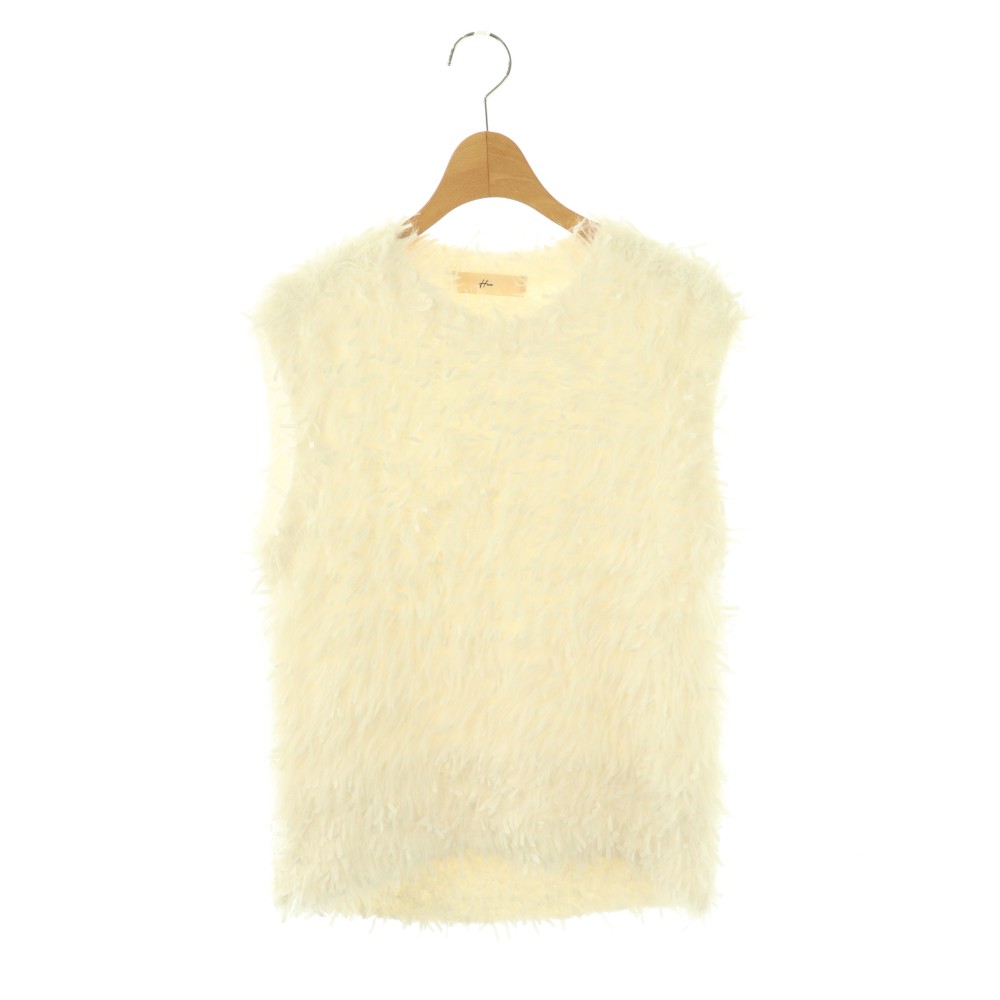 【中古】ヘイヴ Heve Tinker Knit ティンカーニット ベスト プルオーバー F 白 /NR ■OS レディース 【ベクトル 古着】 260123