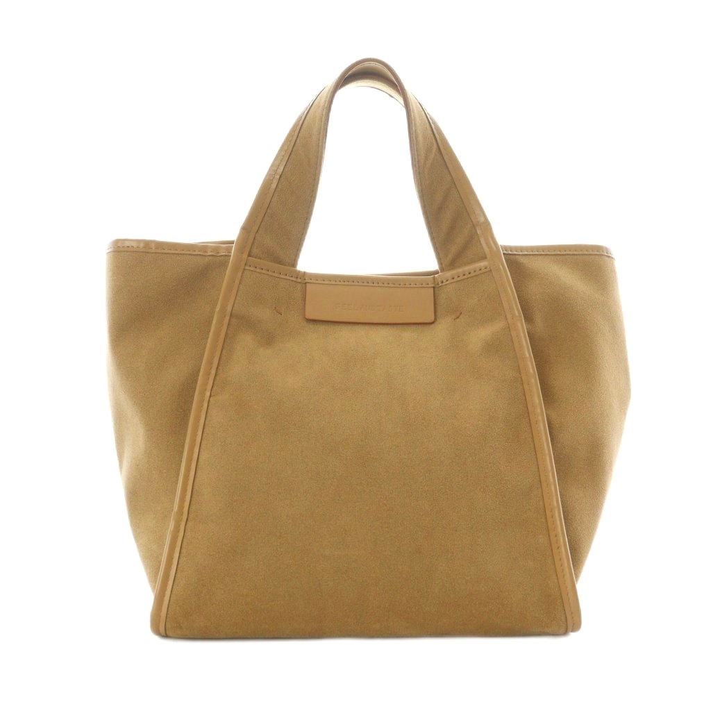 【中古】フィールアンドテイスト FEEL AND TASTE MARCHE MINI マルシェミニバッグ ハンドバッグ キャメル /RI ■OS レディース 【ベクトル 古着】 260126