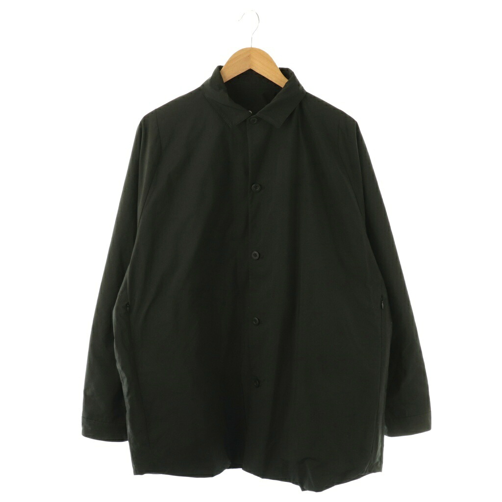 【中古】テアトラ TEATORA CARTRIDGE SHIRT PLUS DP プルオーバー 上衣 中綿 黒 /NR ■os ■SH メンズ 【ベクター 古着】 260131