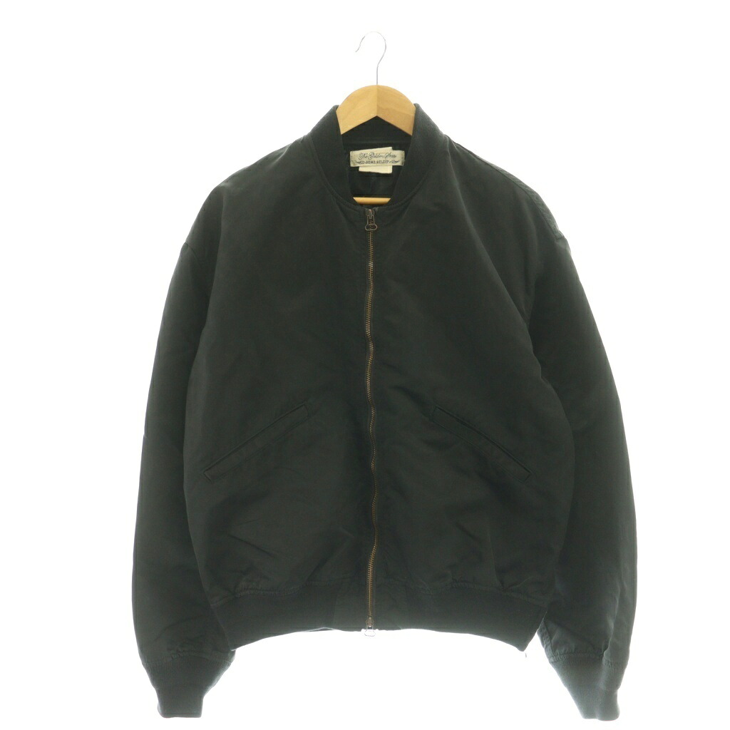 【中古】レミ浮彫り REMI RELIEF ナイロンMA-1 上衣 ジップアップ F 黒いこと /CX ■os ■SH レディース 【ベクター 古着】 260202