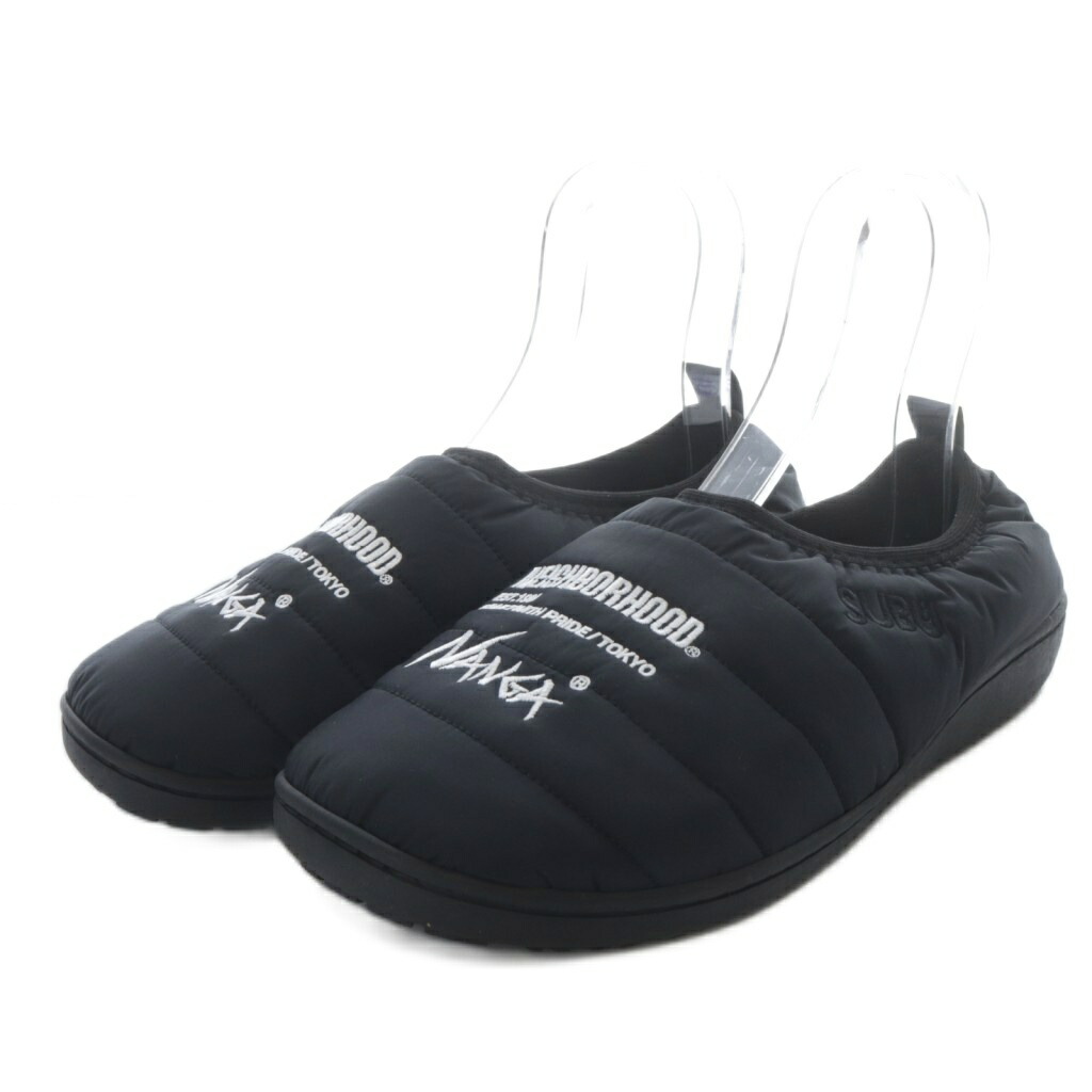 【中古】未使用品 ネイバーフッド NEIGHBORHOOD NANGA×SUBU VAMP ルームシューズ スリッパ US8-9 ブラック /YO19 ■SH メンズ 【ベクトル 古着】 260212 11,026円