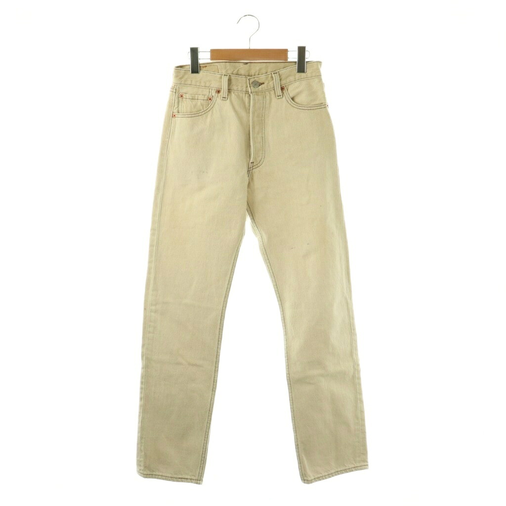 【中古】リーバイス Levi's 90S 501-0612 デニムパンツ ジーンズ スリム ボタンフライ W29L32 ベージュ /ES ■OS ■AD レディース 【ベクトル 古着】 260213