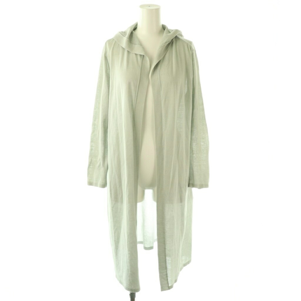 【中古】フォクシー FOXEY Cardigan Luisa ロングカーディガン シルク混 40 ライトグレー /CX ■OS レディース 【ベクトル 古着】 260209