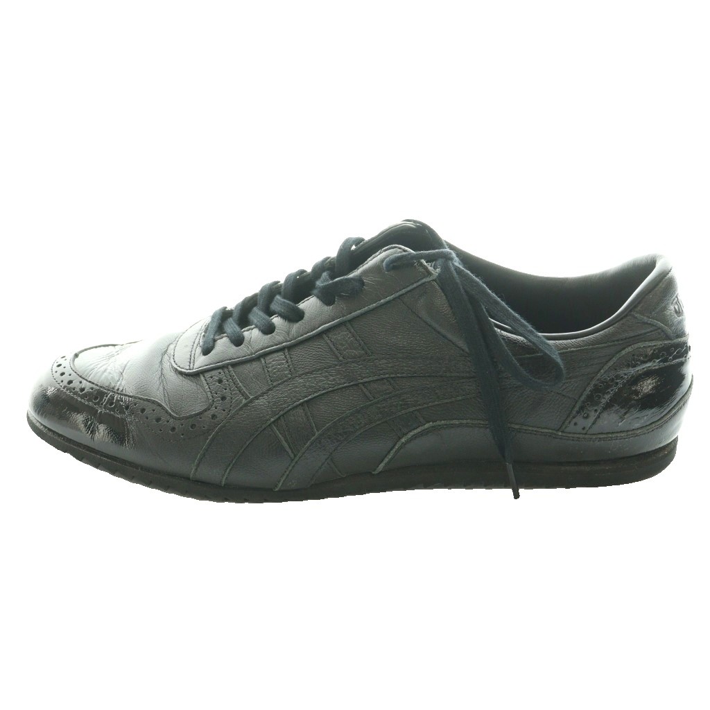 【中古】オニツカタイガー Onitsuka Tiger アルティメイト トレーナー ULTIMATE TRAINER パテントメダリオン日本製スニーカー US9.5 27.5cm 黒 ブラック /SS ■OS メンズ 【ベクトル 古着】 260212
