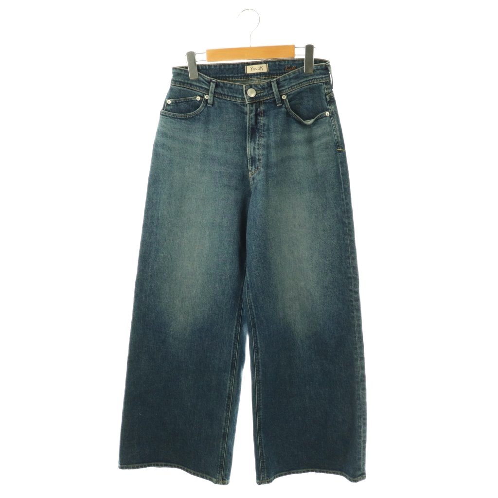 【中古】ヤヌーク YANUK KATE ルーズバギー デニムパンツ ジーンズ 36 ブルー 57152082 /DF ■OS レディース 【ベクトル 古着】 260210