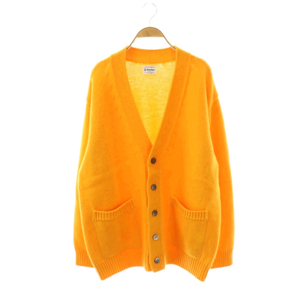 【中古】ヨネトミ Yonetomi SOFT LAMB WOOL KNIT CARDIGAN カーディガン 3 オレンジ /AQ ■OS レディース 【ベクトル 古着】 260218