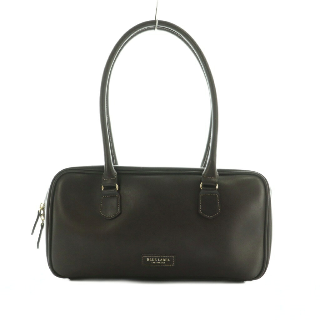 【中古】ブルーレーベルクレストブリッジ BLUE LABEL CRESTBRIDGE 25AW ボストンバッグ 茶 55158-618-56 /MI ■OS レディース 【ベクトル 古着】 260218