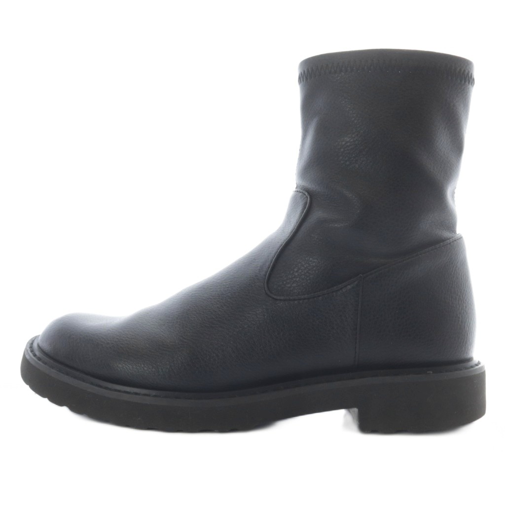 【中古】ルタロン Le Talon 24AW 3.5cmトラックソールフィットショートブーツ レザー M 黒 ブラック /SR ■SH レディース 【ベクトル 古着】 260224